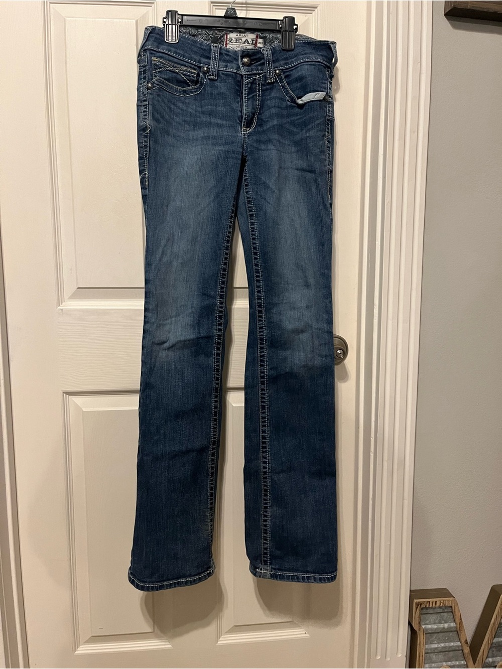 Ariat Women's Flared Jeans - Dark Blue Denim